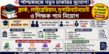 WBMSC Recruitment 2026 for Head Master, Librarian & Clerk Posts Apply Now
