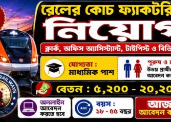 Rail Coach Factory Recruitment 2026 Apply Online