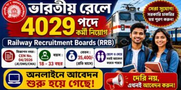 Railway Recruitment Board (RRB) – 4029 Posts Recruitment Apply 2026