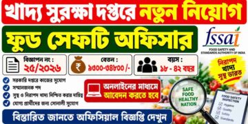 Food Safety Officer Recruitment 2026 Apply Online